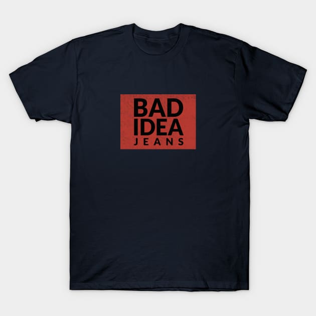 Bad Idea Jeans - vintage SNL logo T-Shirt by BodinStreet